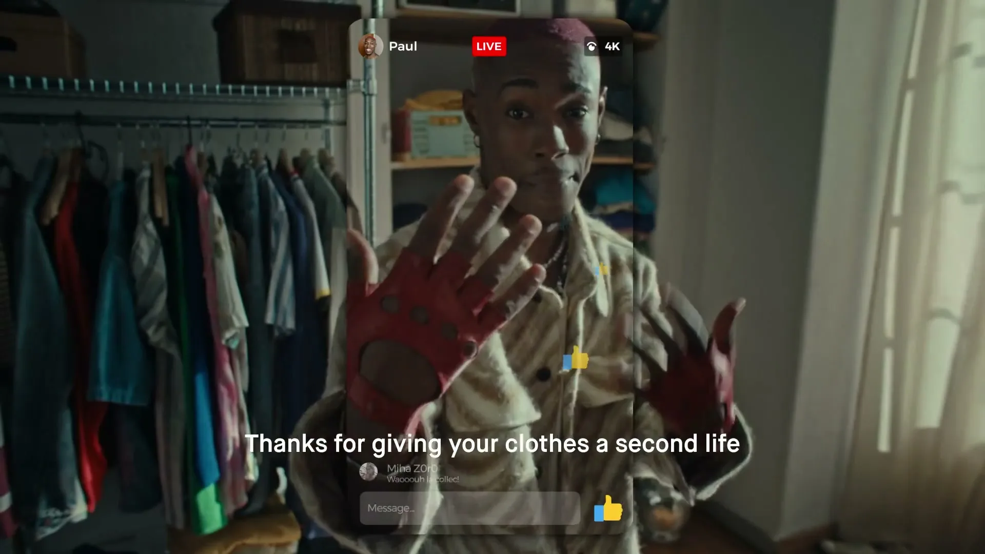 Vinted "Move the World - Buyer" (2023) commercial still