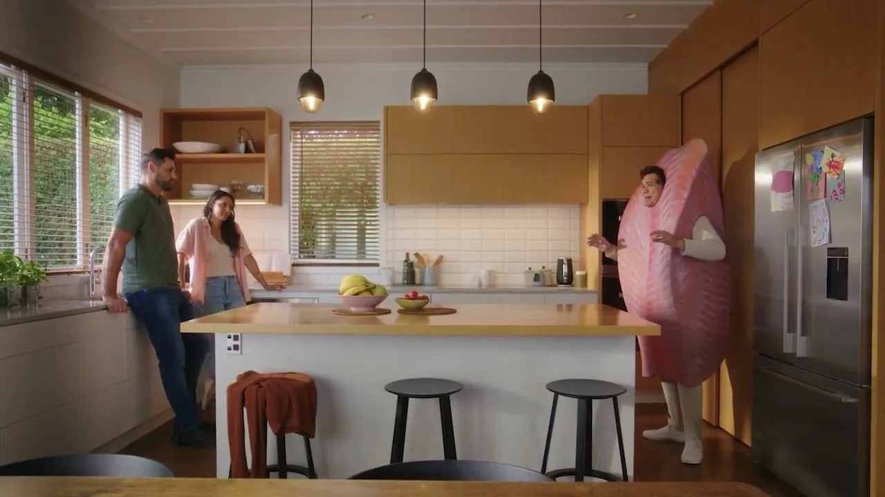 Love Food Hate Waste "Spoilt Salmon" (2025) commercial still