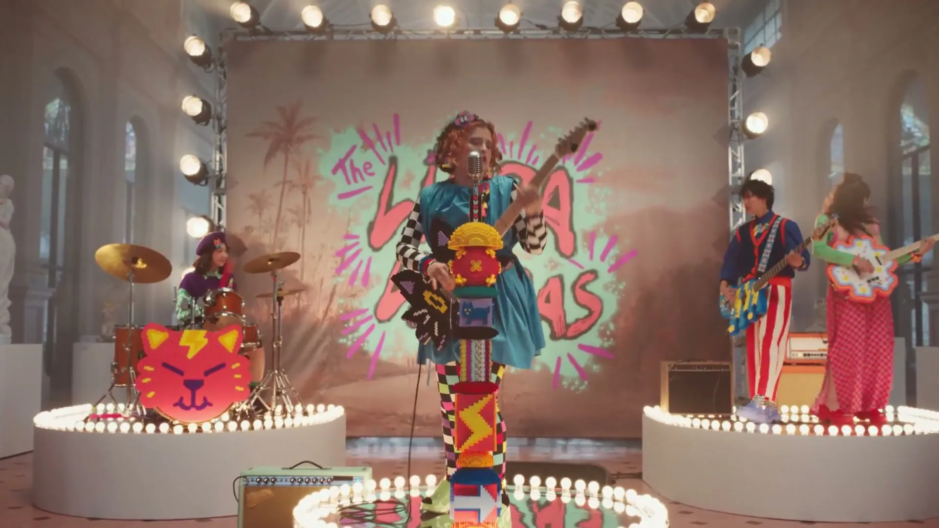 Lego "Play Unstoppable The Linda Lindas" (2025) commercial still
