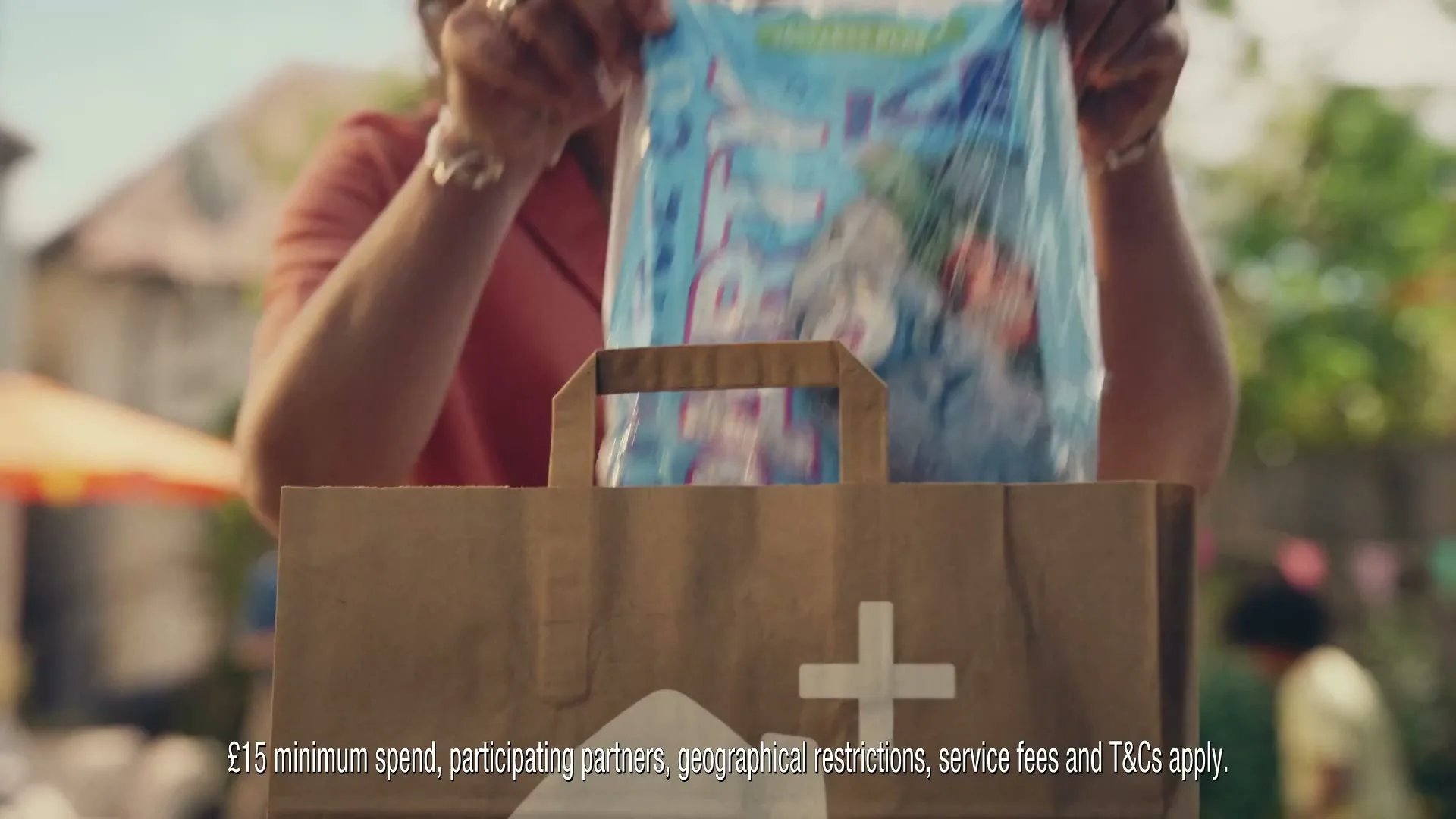 Just Eat UK "Ice Ice" (2025) commercial still