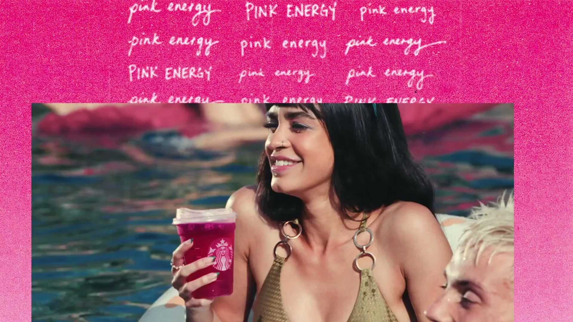 Starbucks "Pink Energy" (2026) commercial still