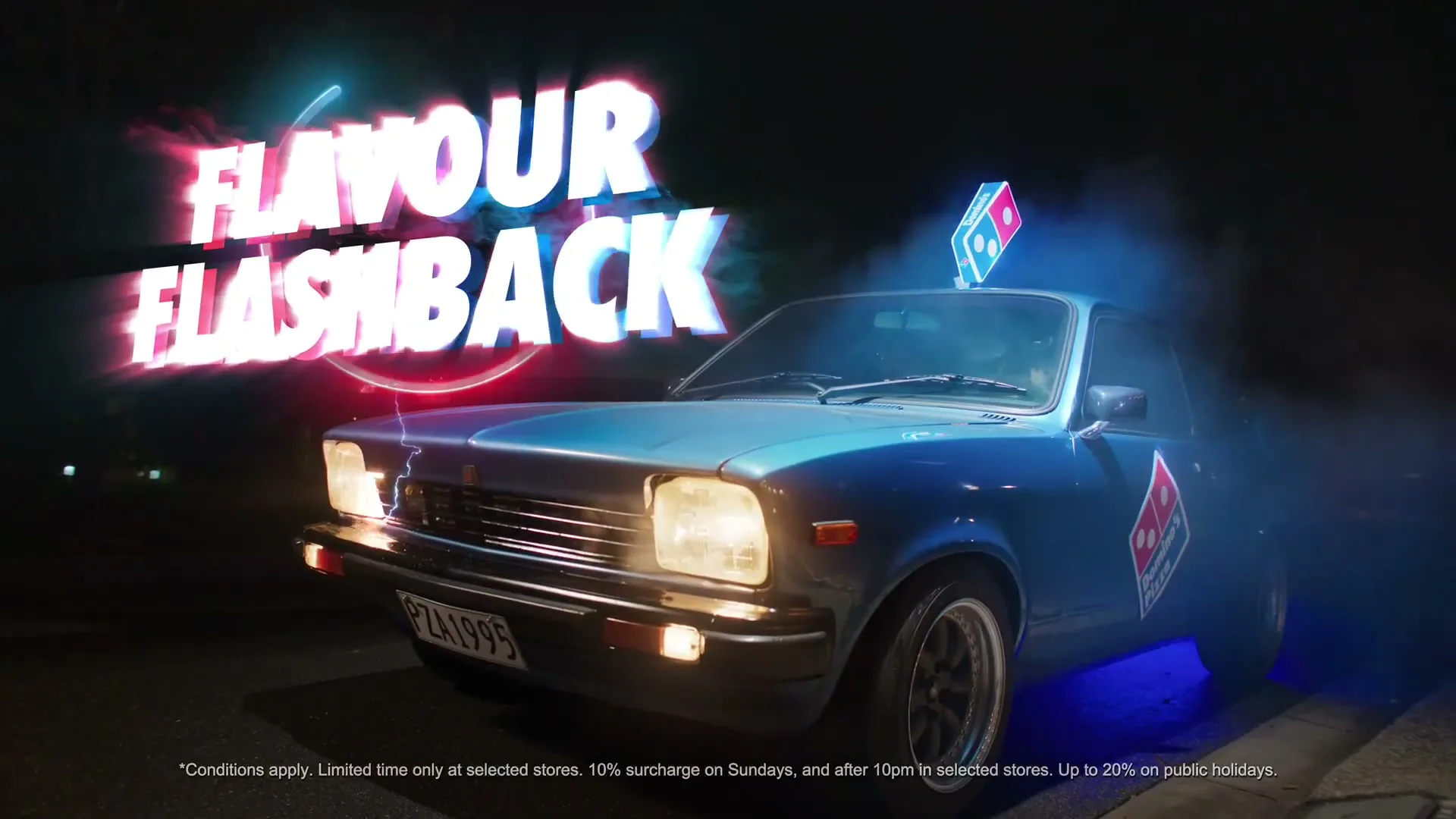 Domino's "Flavour Flashback" (2026) commercial still