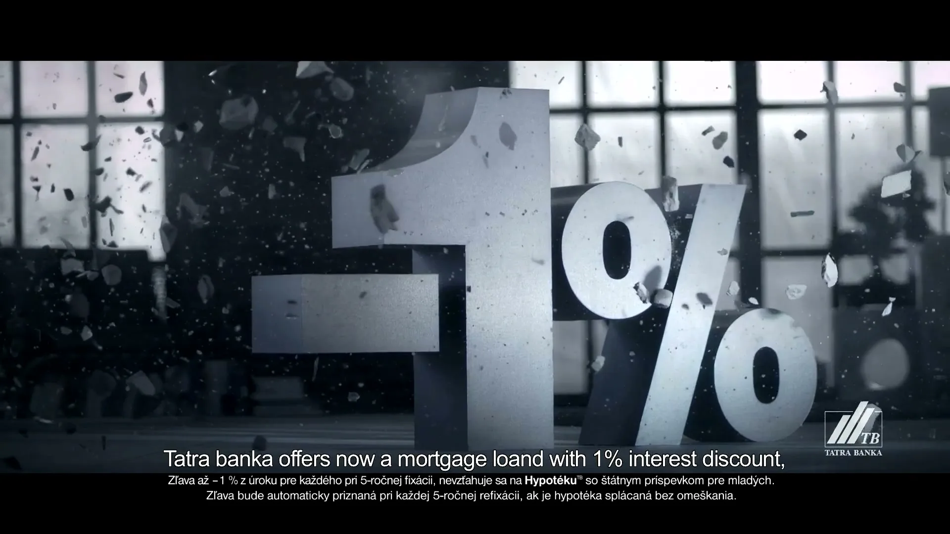 Tatra banka "Smash" (2017) commercial still