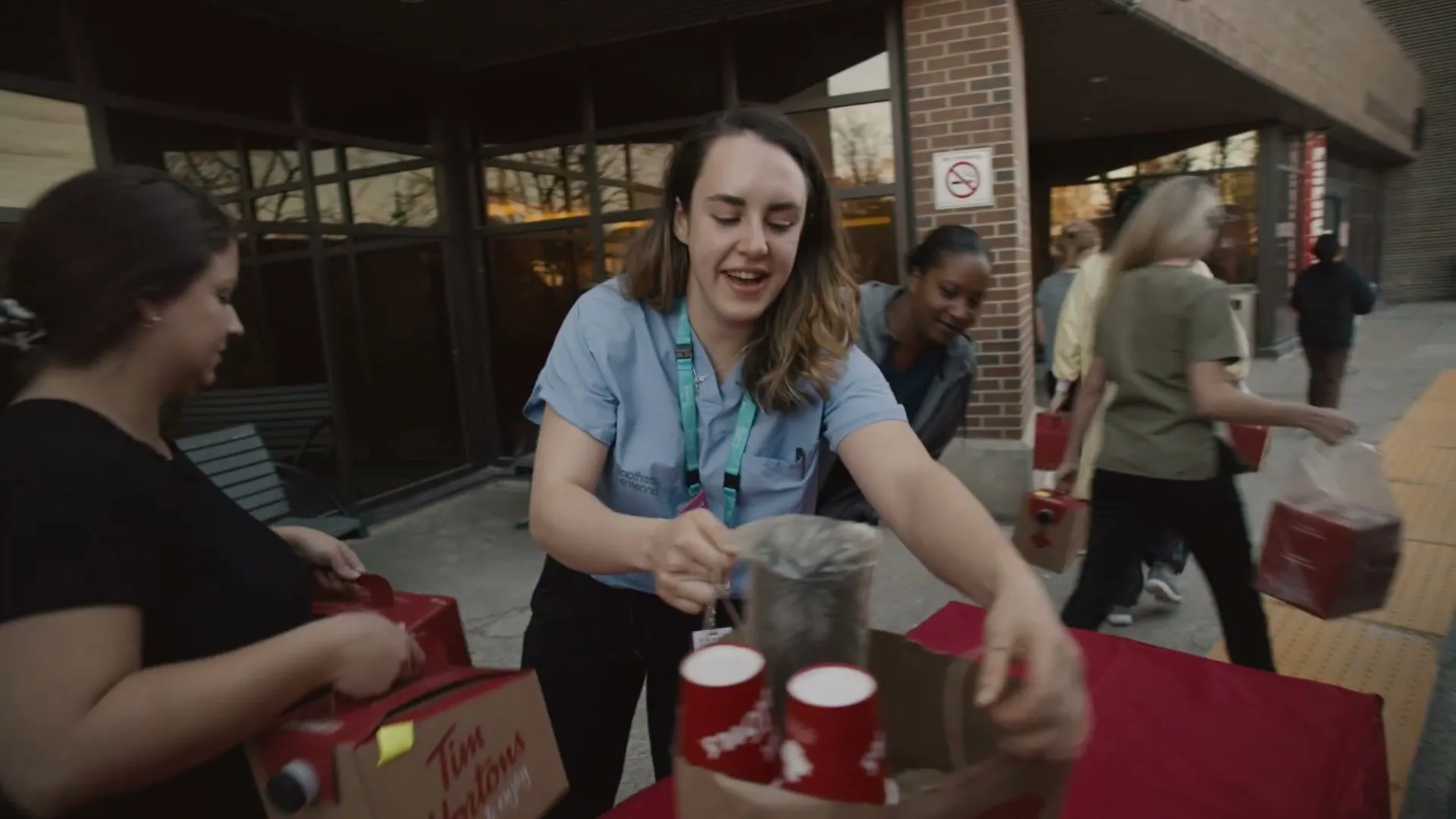 Tim Horton's "Tim Hortons COVID Community" (2025) commercial still