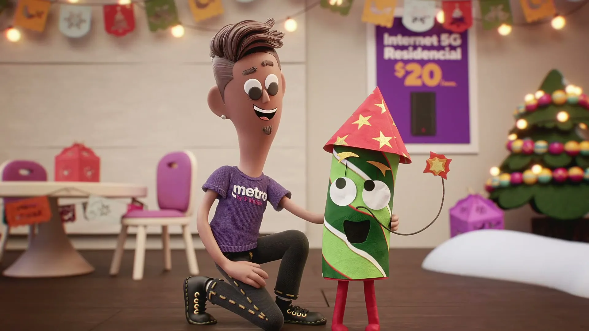 Metro "by TMobile - Nada Yada Yada - Cohete" (2024) commercial still