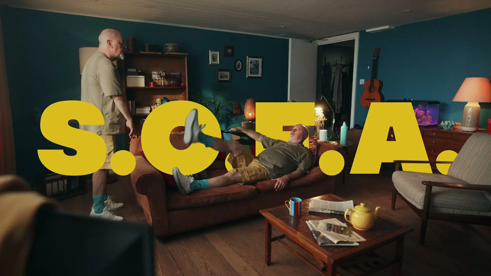Sport England "SOFA FT BILL BAILEY - We Are Undefeatable" (2024) commercial still