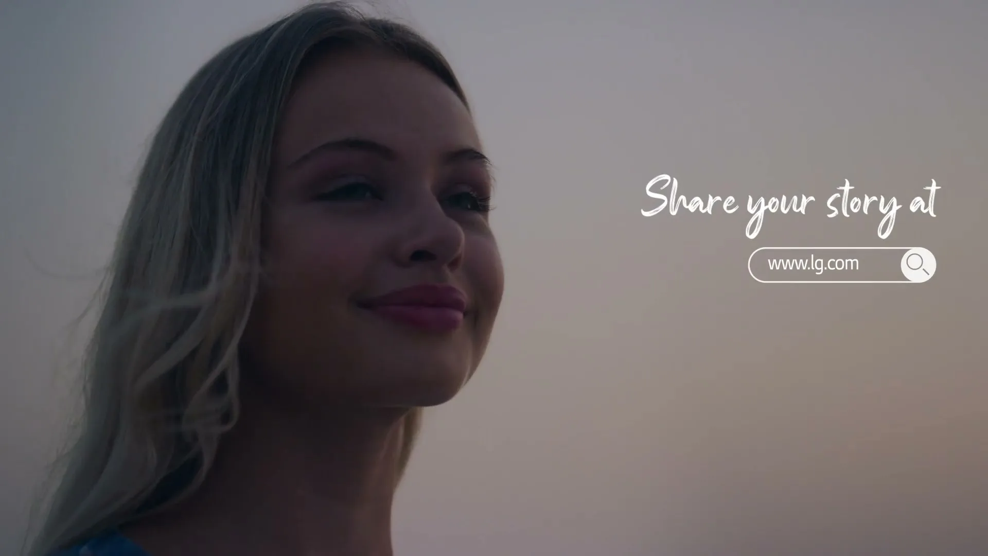 LG Gulf "Wear Love More - Sophie's Story" (2020) commercial still