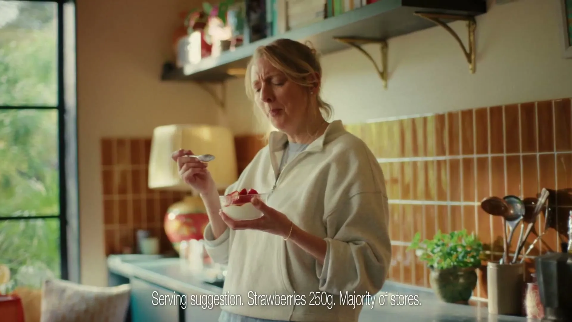 Sainsbury's "STRAWBERRIES" (2026) commercial still