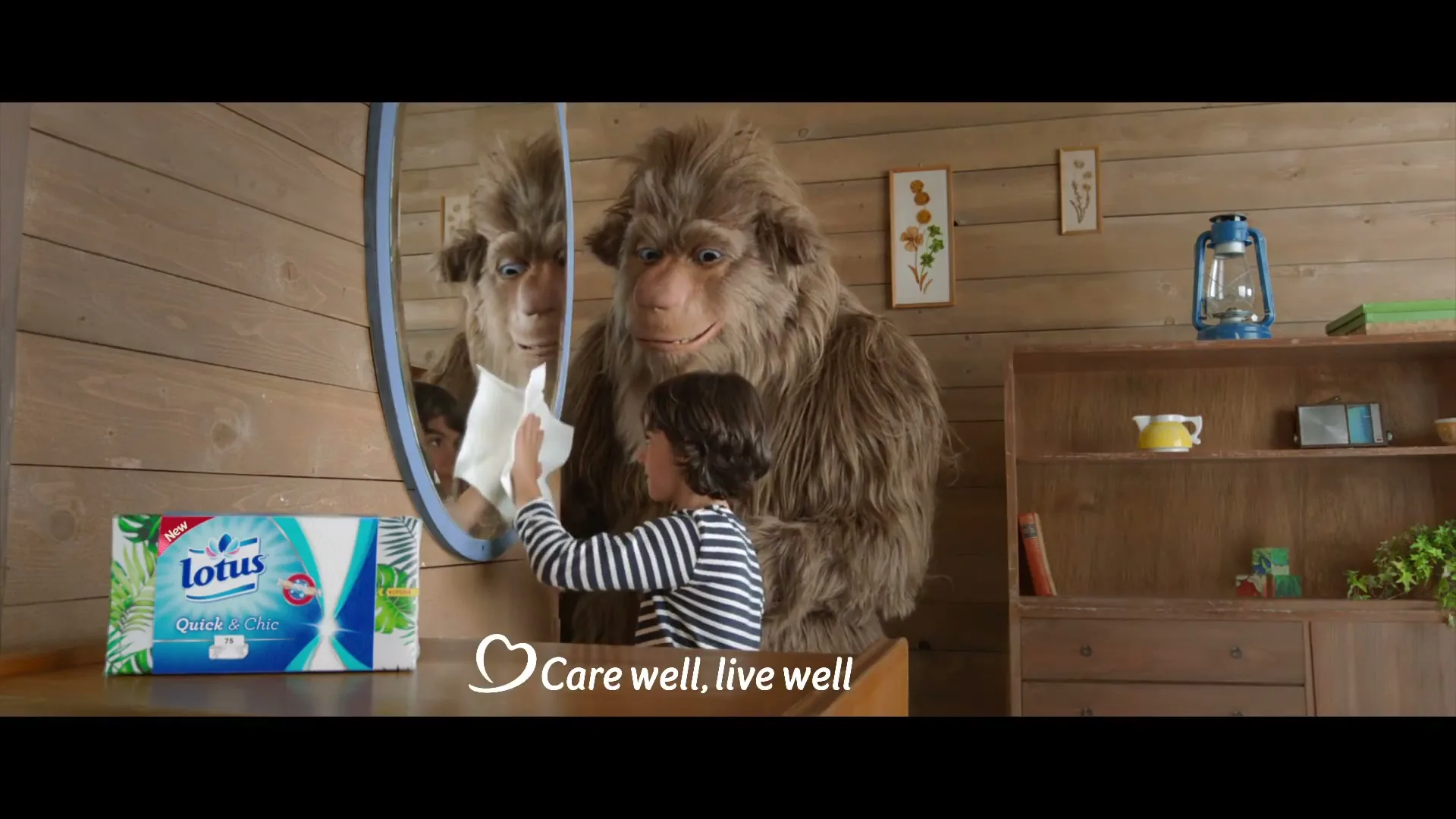 Essity "Mirror" (2019) commercial still