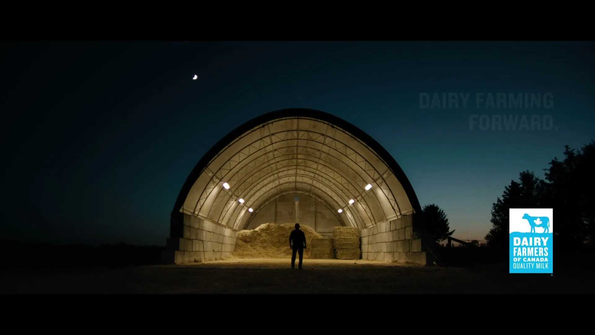 Dairy Farmers of Canada "Dairy Farming Forward" (2019) commercial still