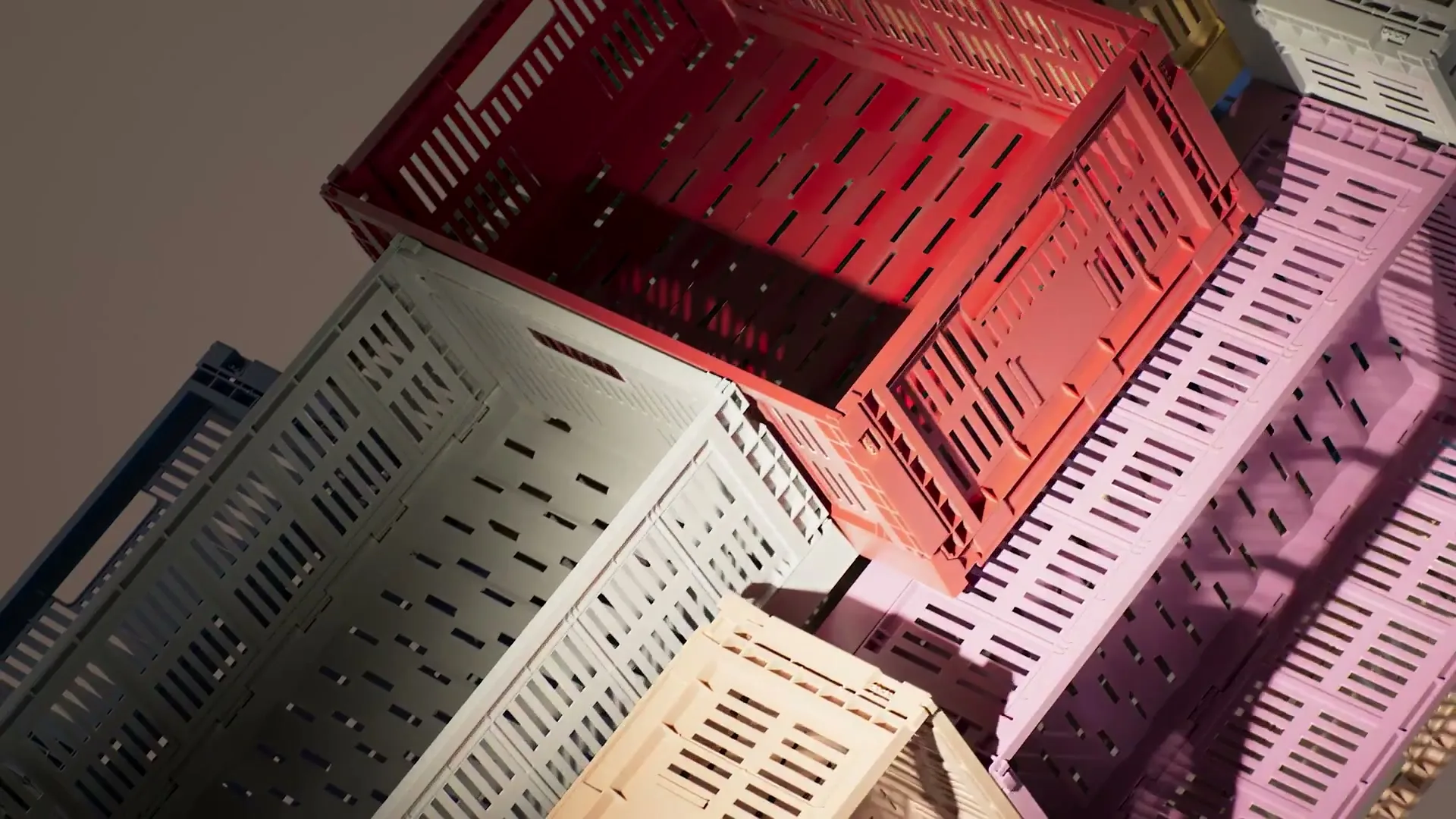 Hay "Recycled Colour Crates" (2025) commercial still