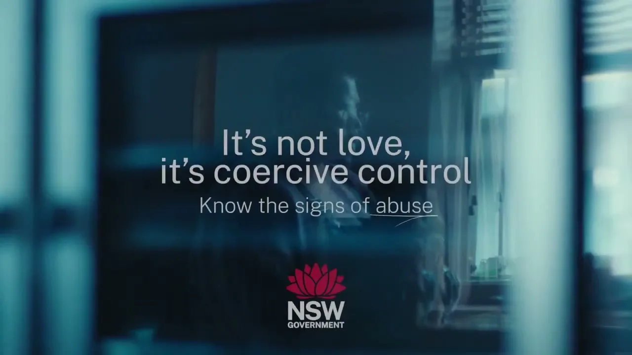 NSW Department of Communities and Justice "NSW Government - Coercive Control - Jude" (2024) commercial still