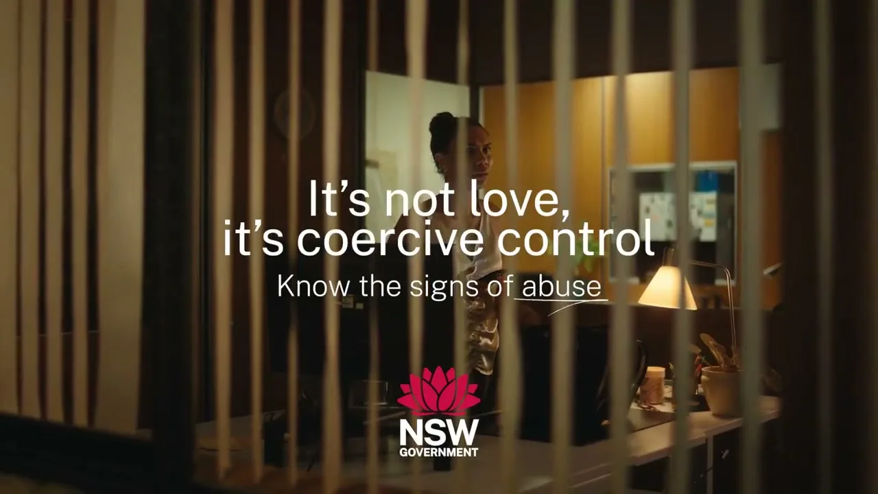 NSW Department of Communities and Justice "NSW Government - Coercive Control - Maddy" (2024) commercial still