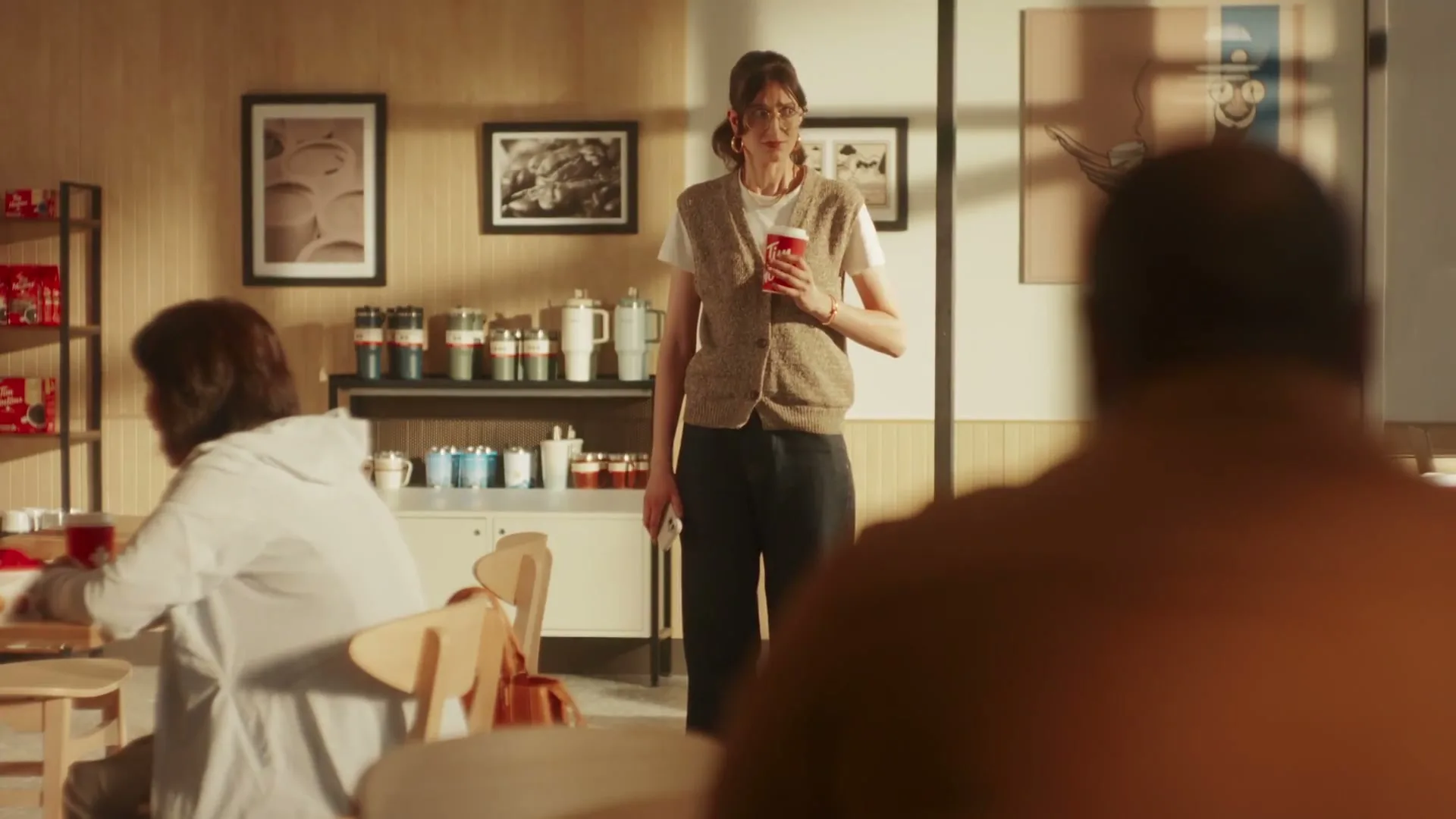 Tim Hortons “The Canadian Overthink Edited by Monica Remba” (2026), frame 4