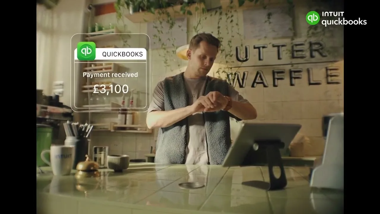 QuickBooks "Intuit QuickBooks - Utter Waffle" (2025) commercial still