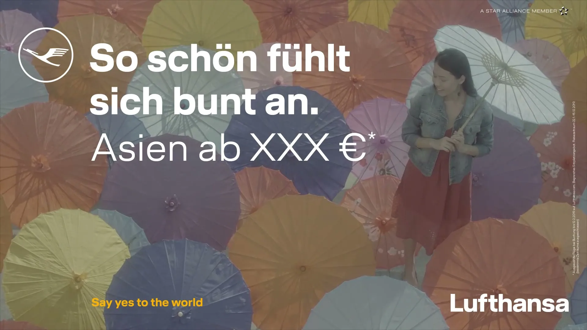 Lufhtansa Airlines “Lufthansa Asia - Umbrellas” (2020)