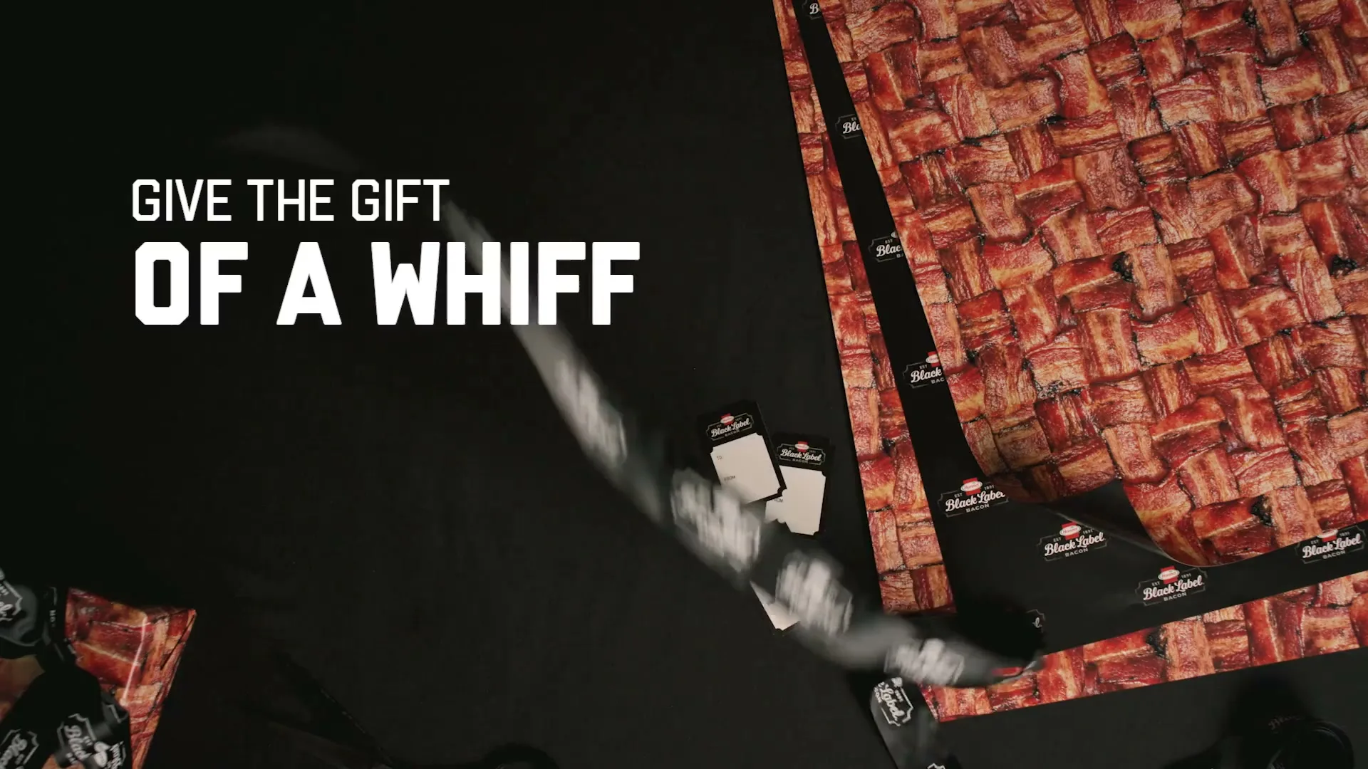 Hormel Black Label Bacon "Bacon Gift Wrap" (2022) commercial still