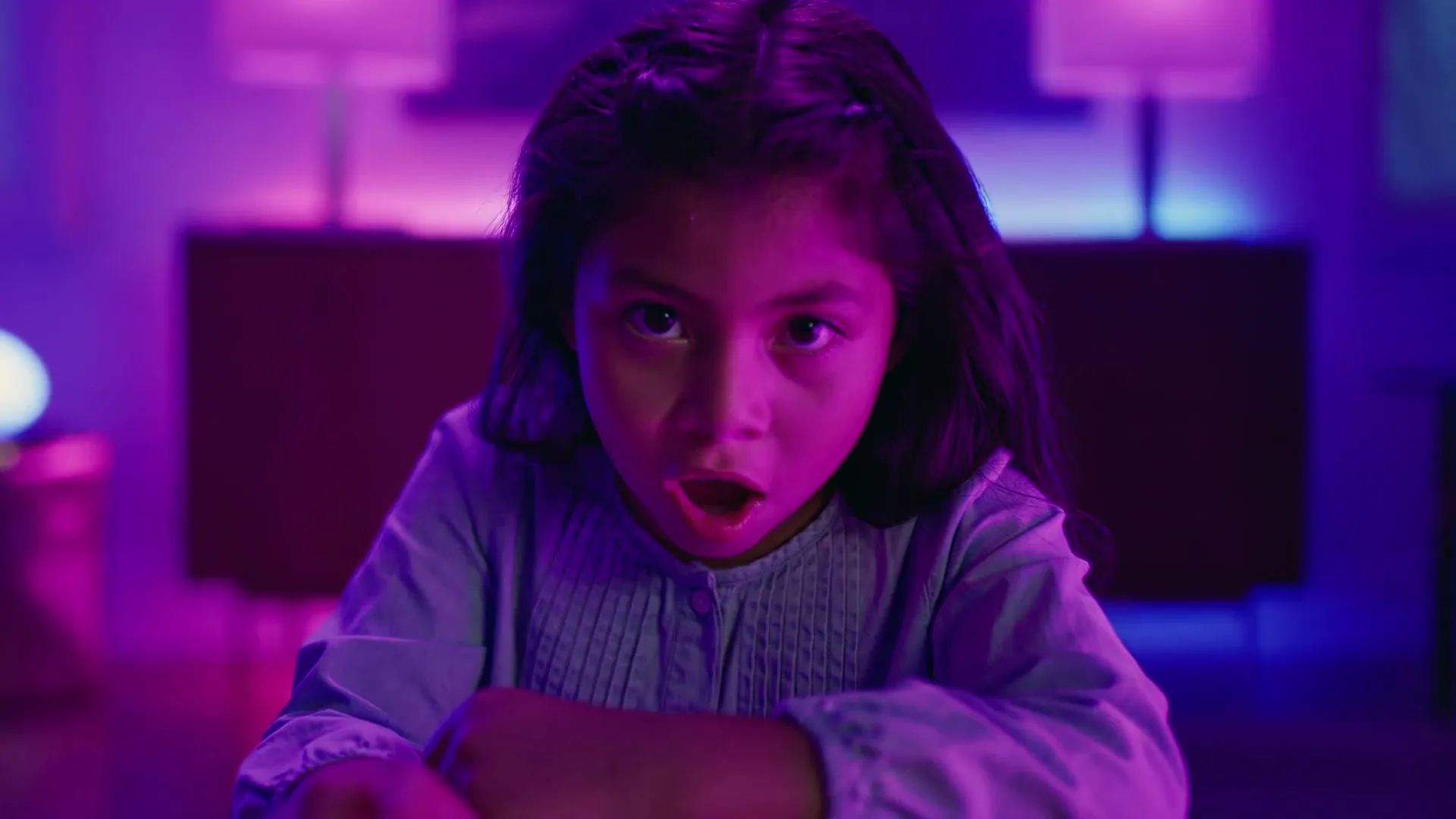 Amazon "Philips Hue Family Night" (2026) commercial still