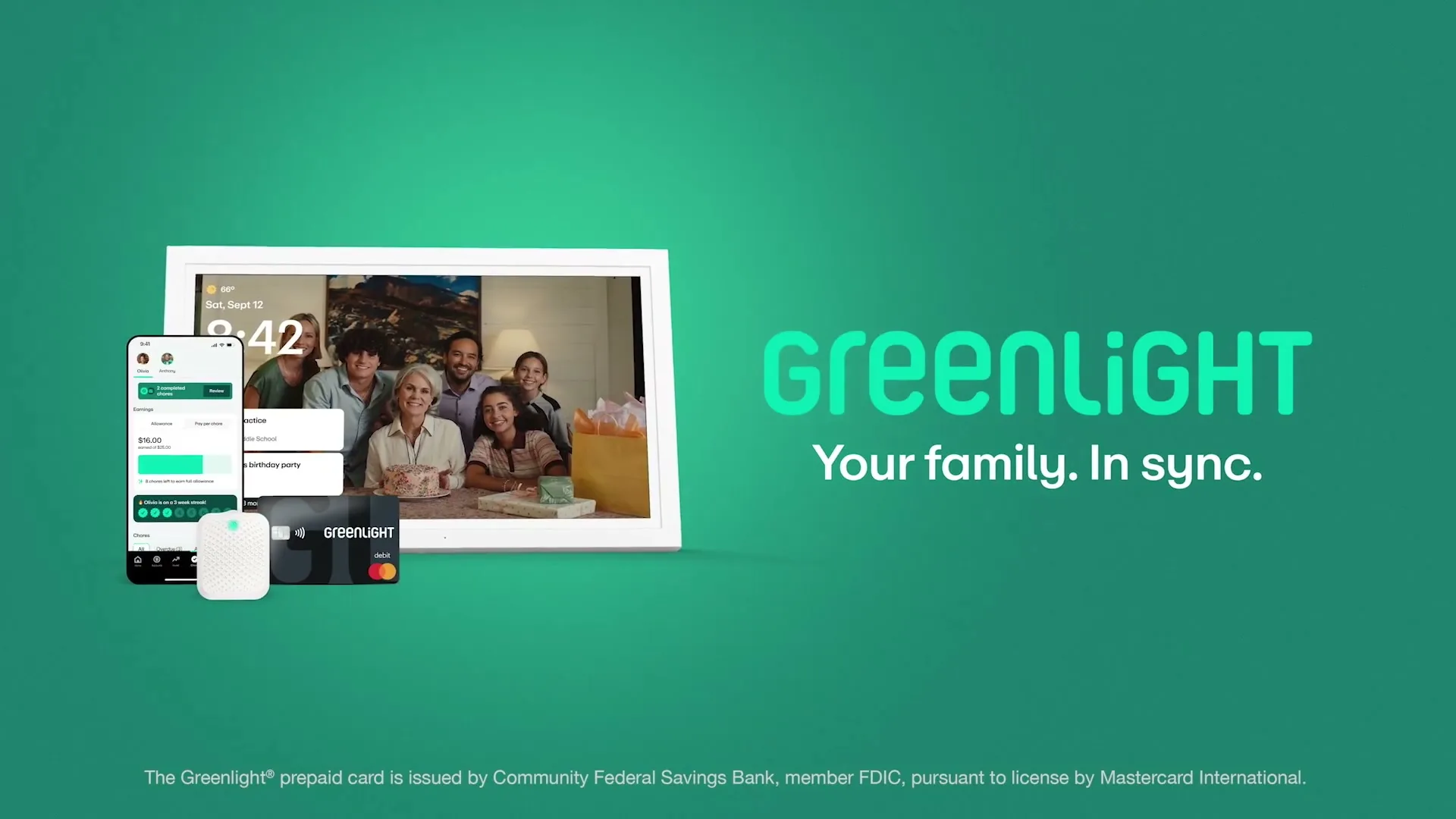 Greenlight “Your Family. In Sync” (2026), frame 4