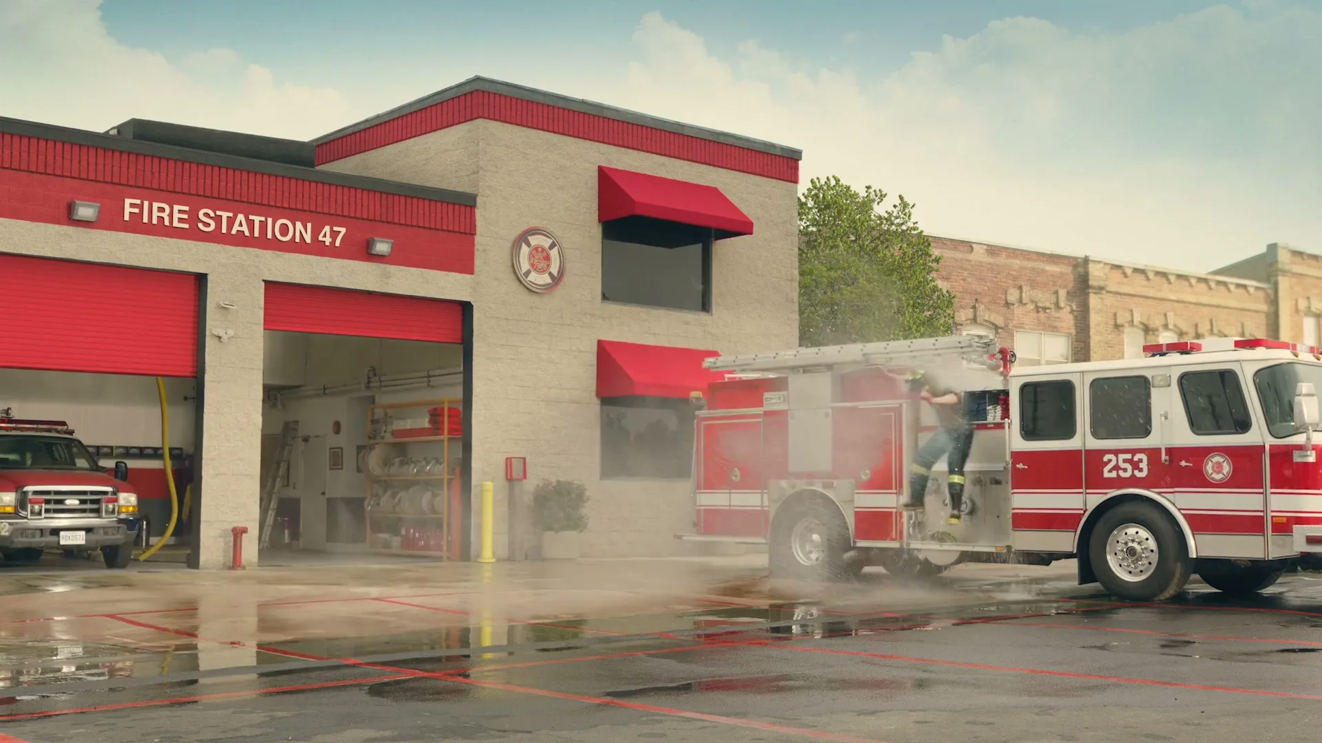 Hint Water "Firehose" (2023) commercial still