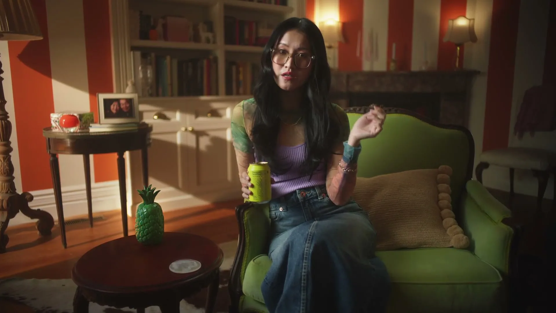 StrangeLove Beverage Co. "Drinks For Drinks Sake - Pineapple Sparkling Water" (2025) commercial still