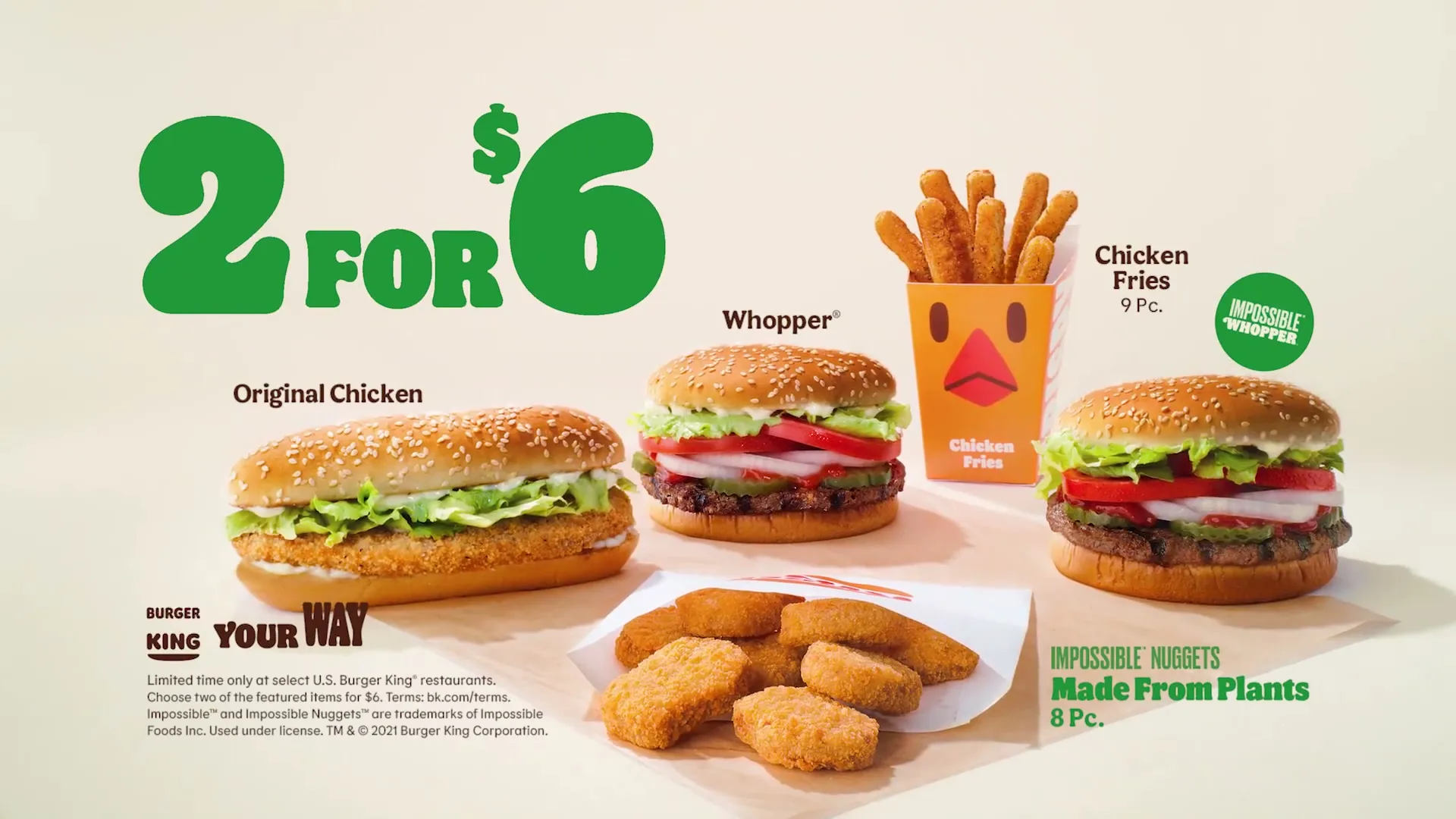 Burger King “Impossible Nuggets” (2025)