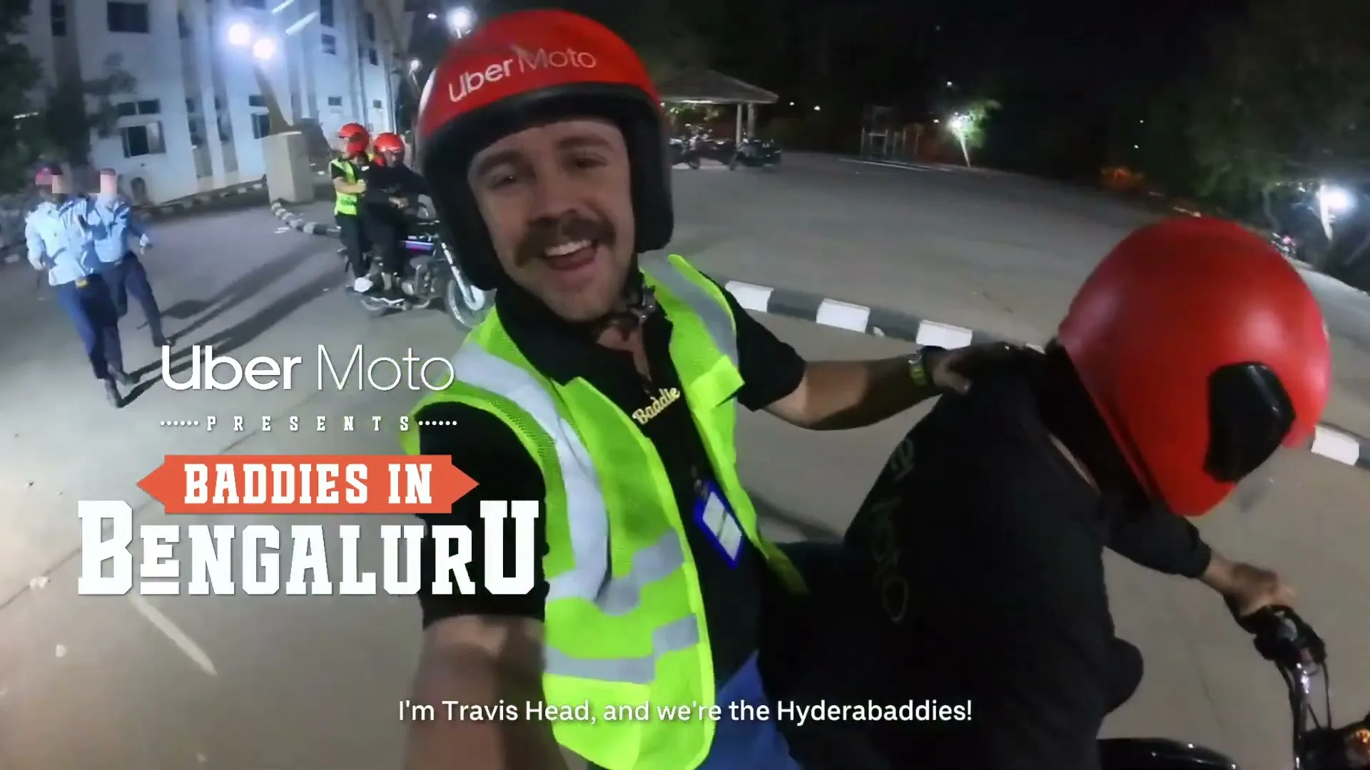 Uber India “Baddies in Bengaluru ft. Travis Head - Uber Moto” (2025), frame 2