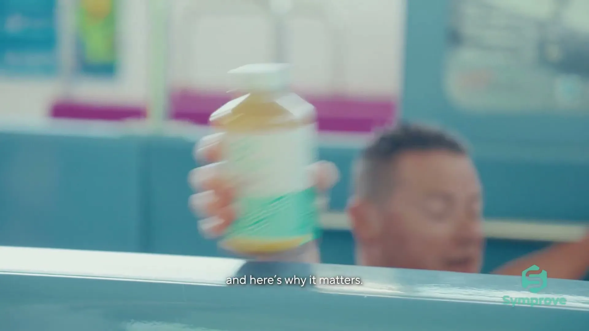 Symprove “Serious Science in Every Shot” (2025), frame 4