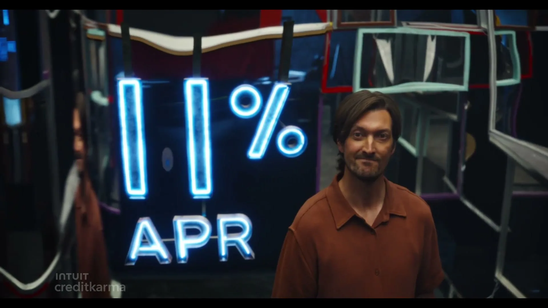 Intuit Credit Karma “Reflective Rates :30” (2025), frame 3