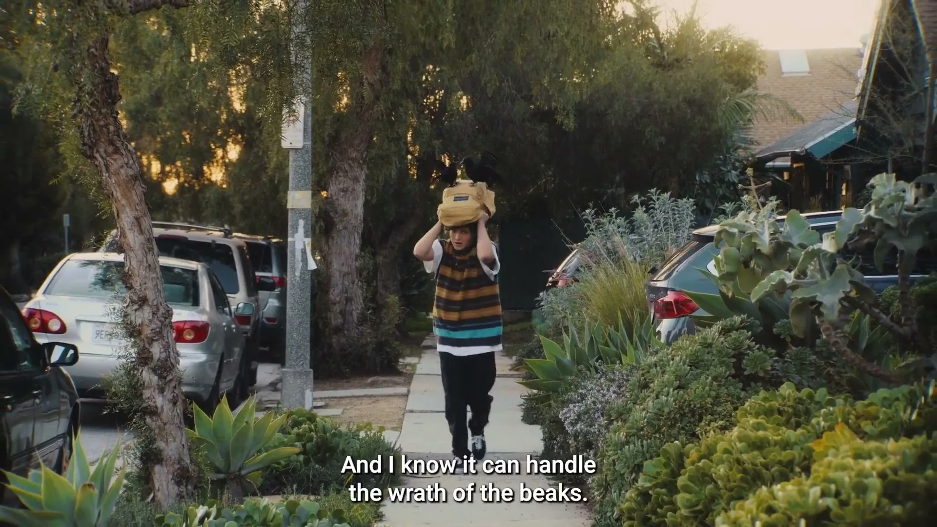 JanSport “Murder of Crows” (2024), frame 5