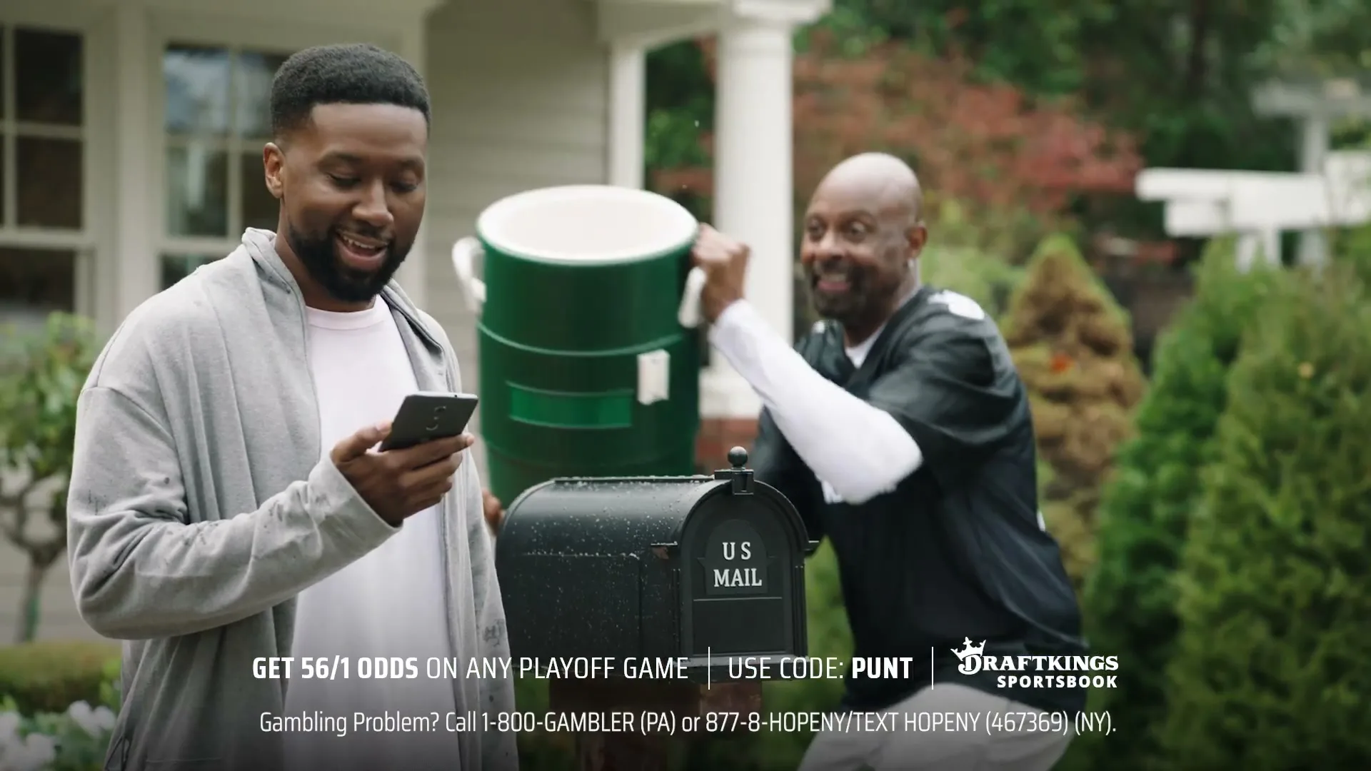 DraftKings "Punt with Retired NFL Player Jerry Rice" (2024) commercial still