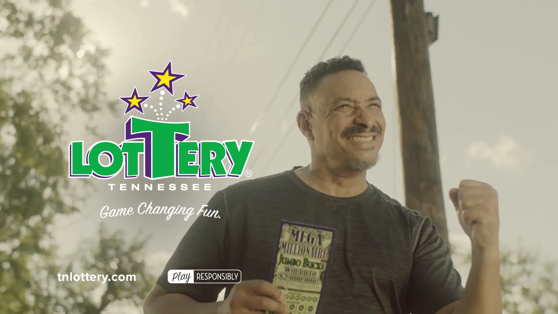 Tennessee Education Lottery "Hammer Throw" (2024) commercial still