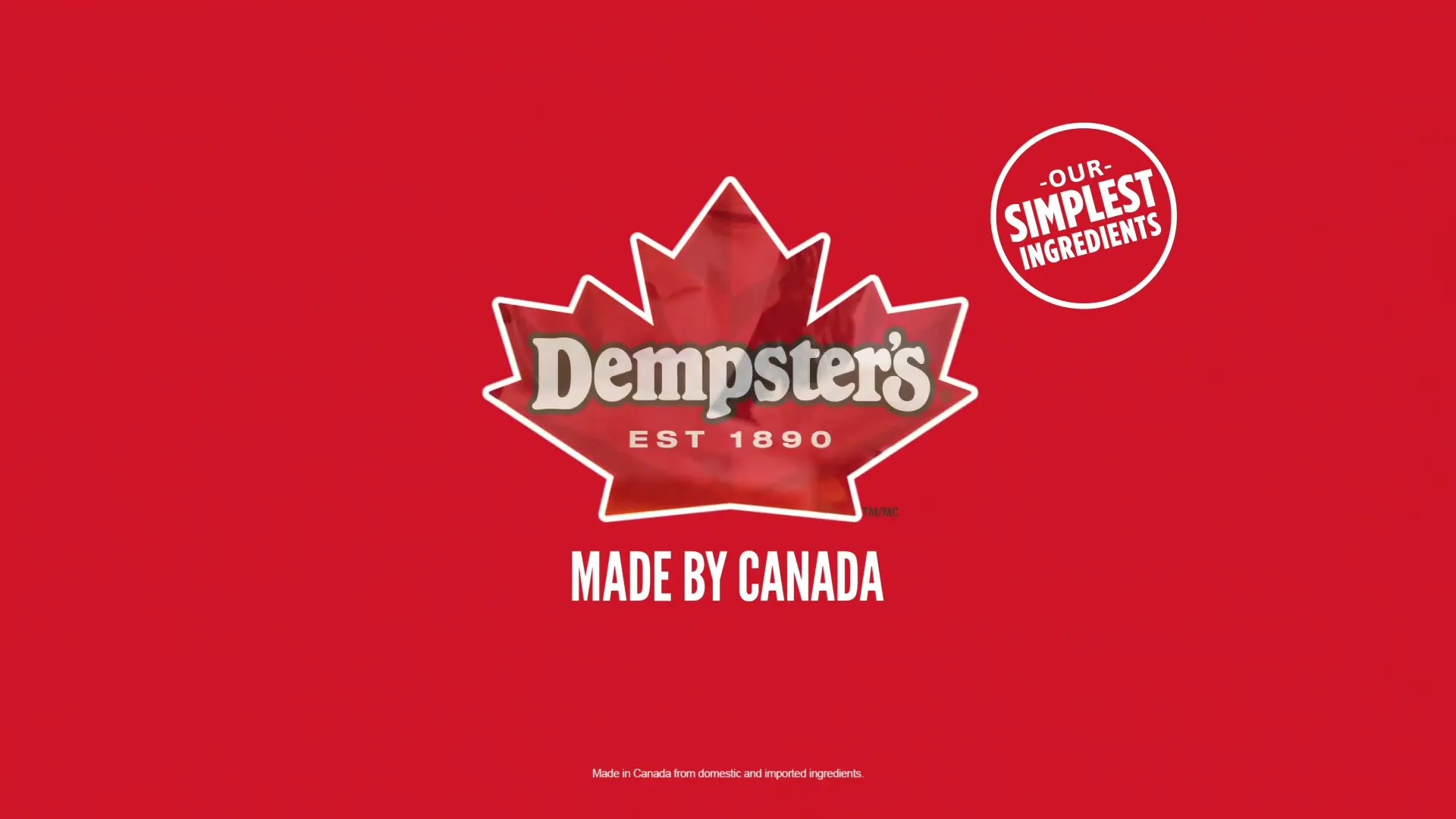 Dempsters "Made By Canada" (2024) commercial still