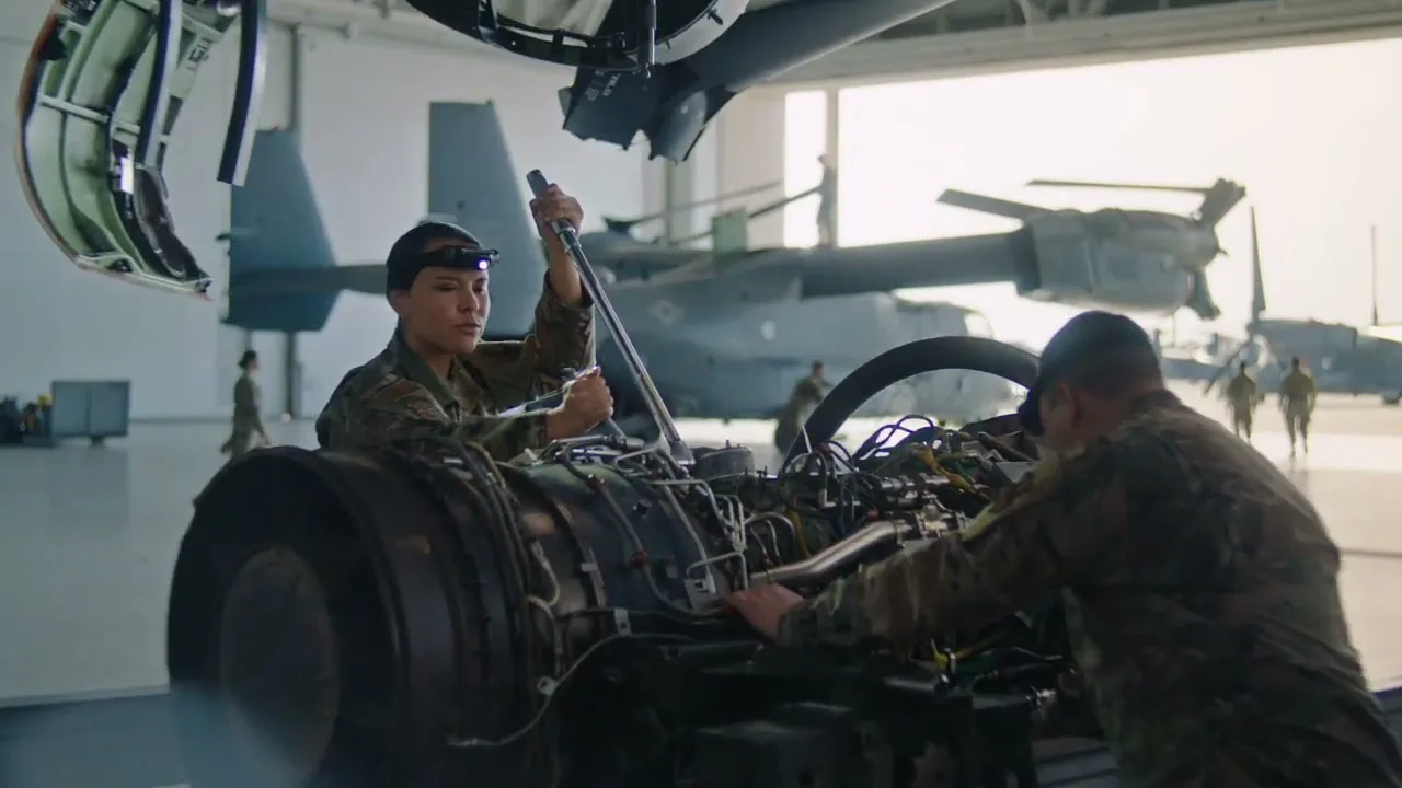 US Air Force "United States Air Force - "Click" (2024) commercial still