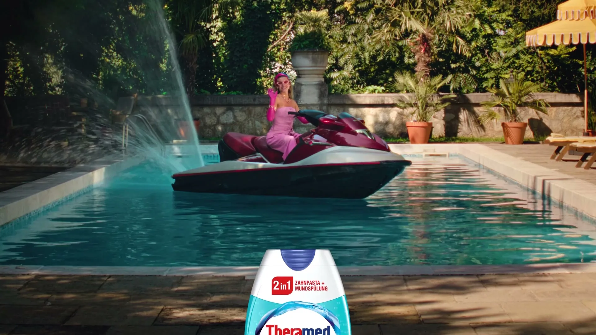 Theramed "Jetski" (2024) commercial still