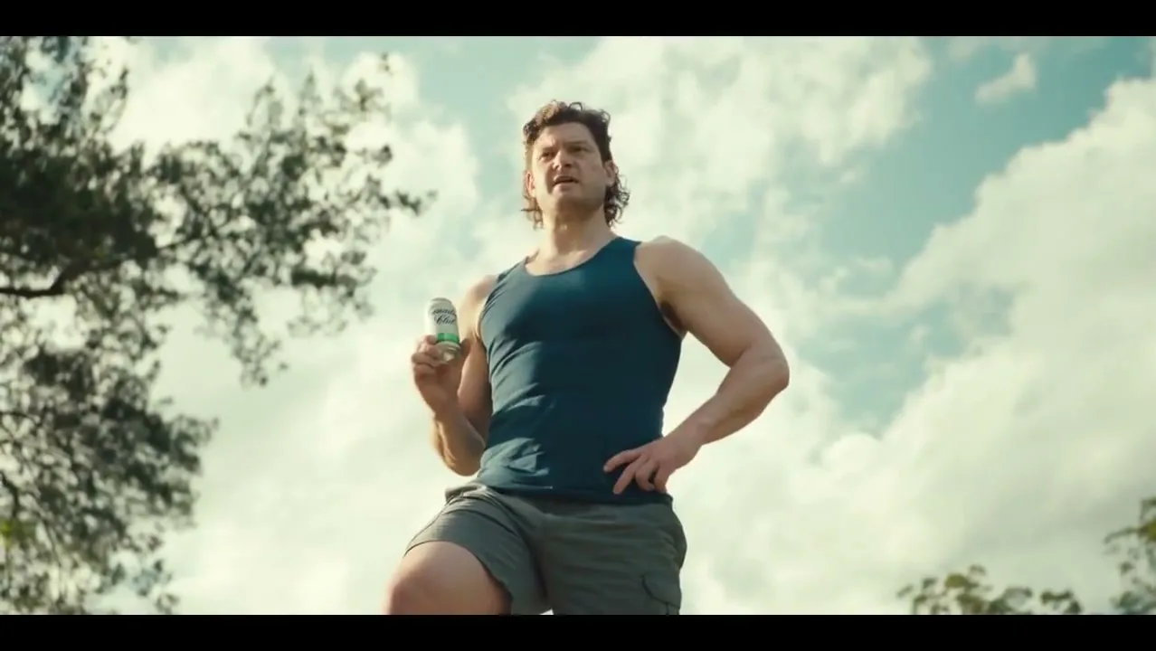 Beam Suntory "Who Made Beer King of the Campsite" (2022) commercial still