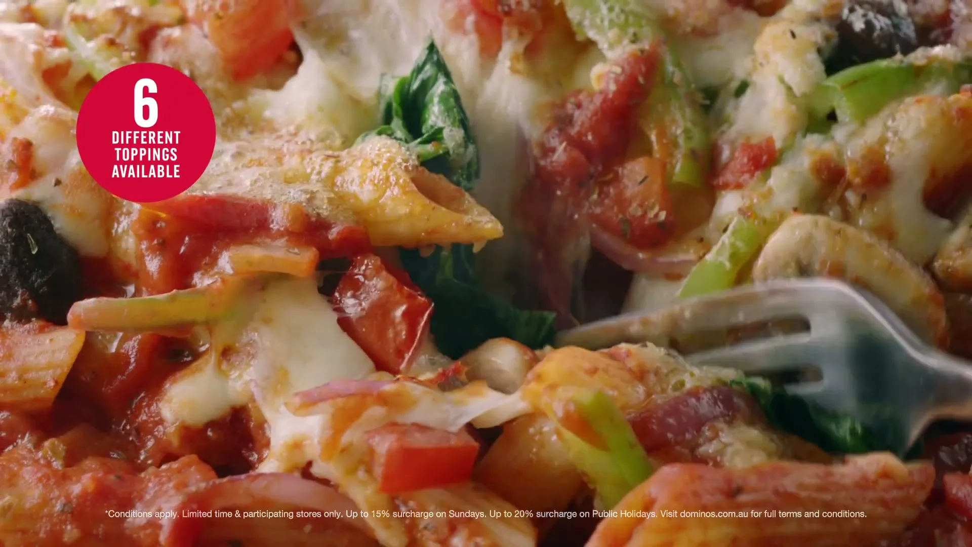 Domino's "Pasta & Pizza" (2023) commercial still