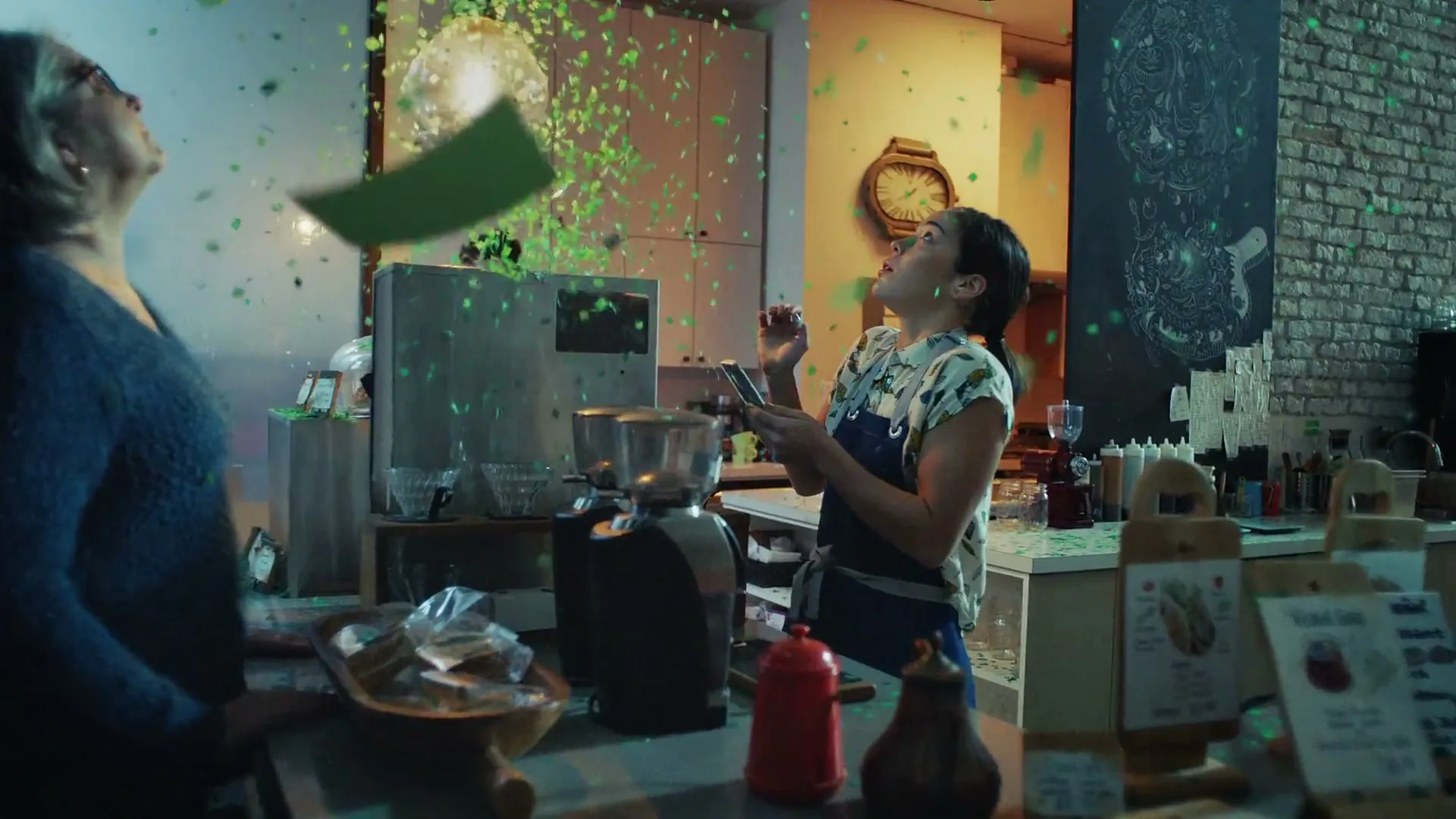 Robinhood "Confetti" (2022) commercial still