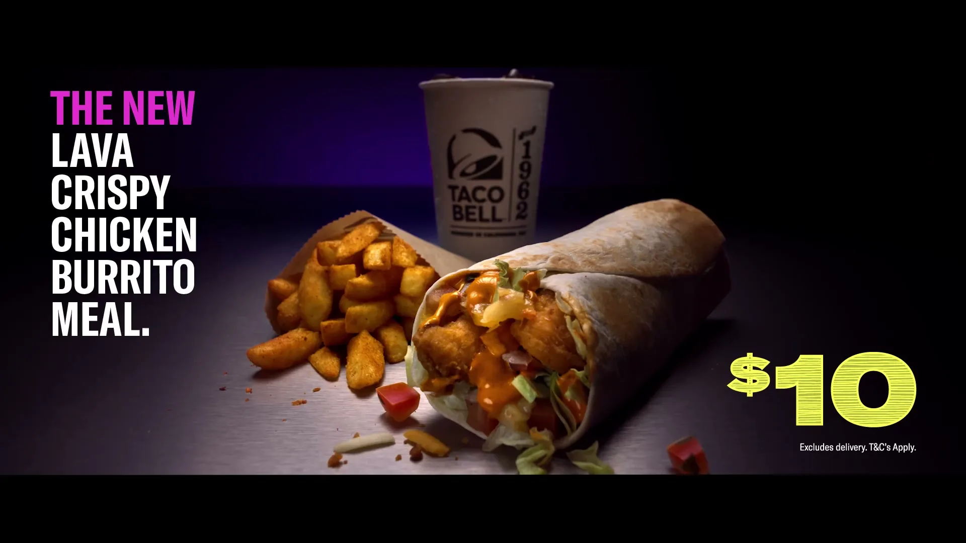 Taco Bell "Crispy Chicken Burrito" (2023) commercial still