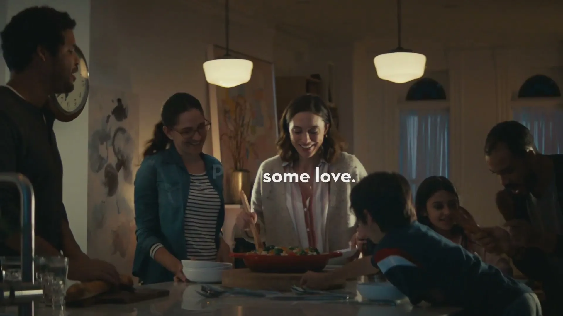 Campbell's "Friends Night" (2019) commercial still