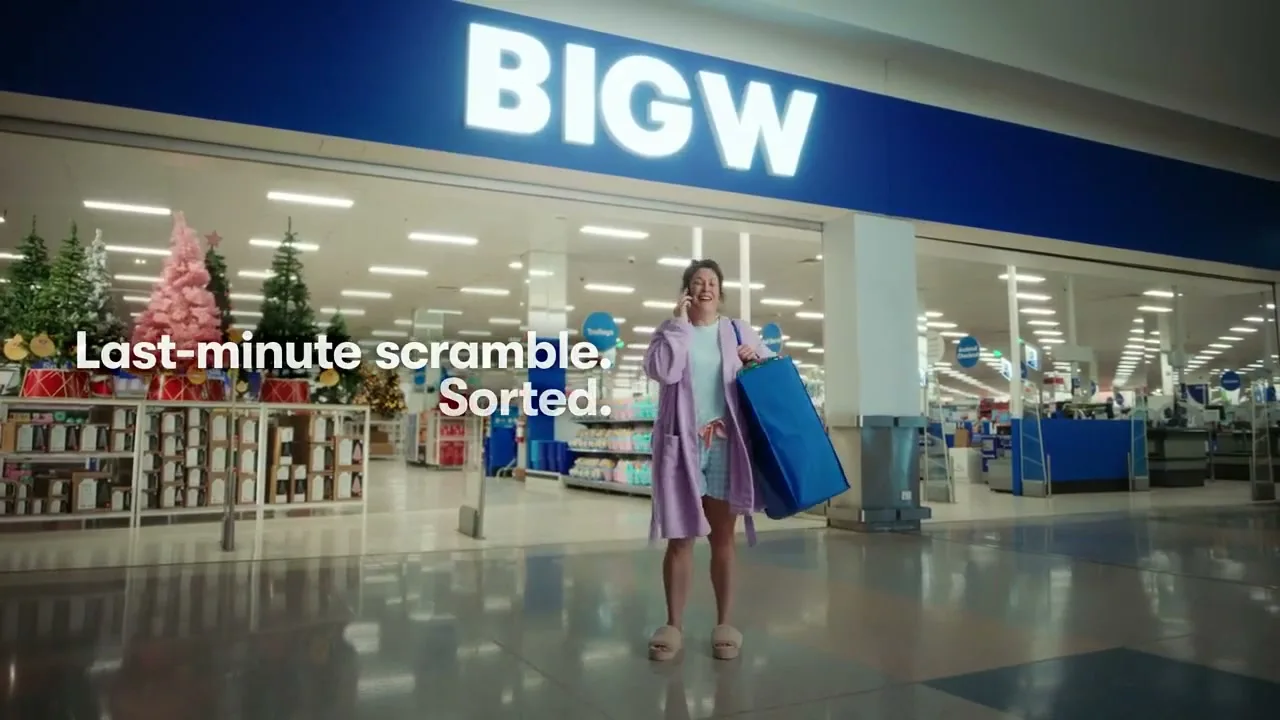 BIG W "How Good's Christmas Shopping" (2025) commercial still