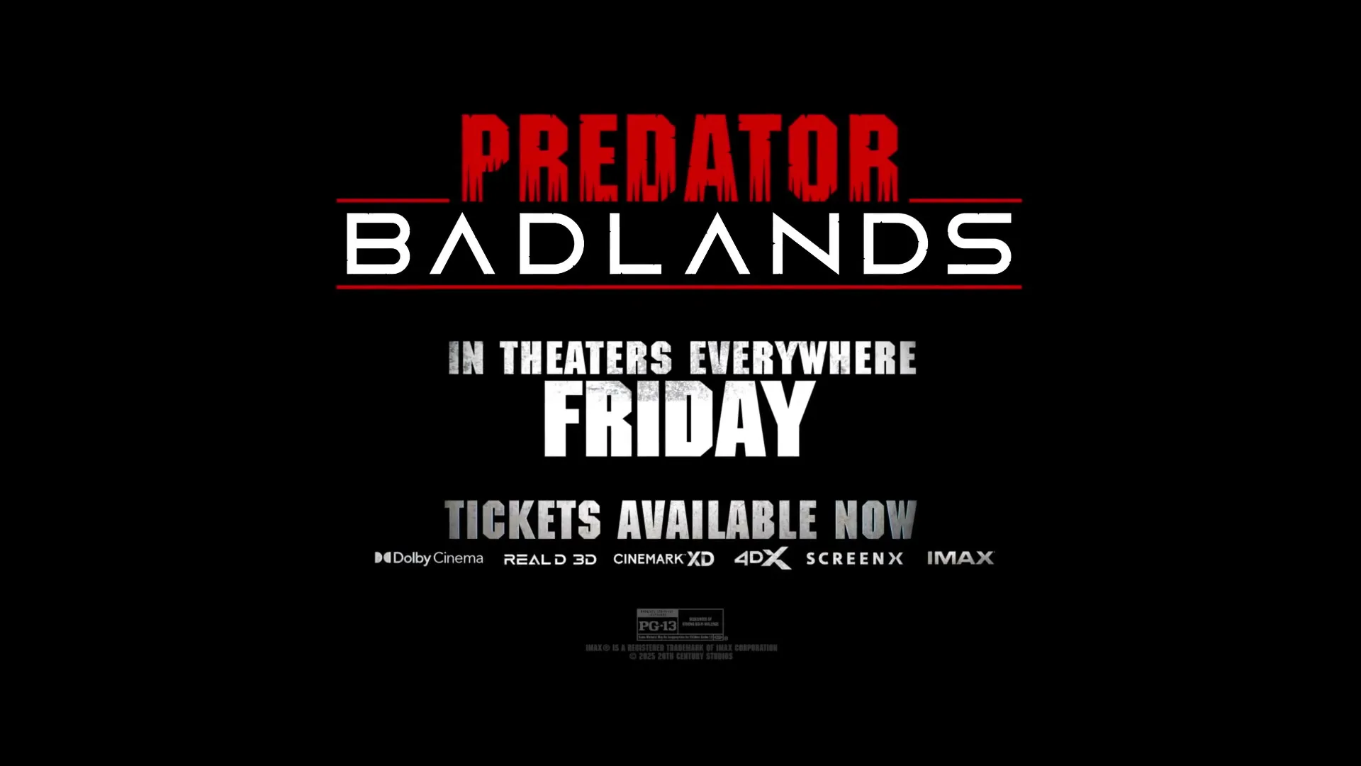 Disney “Predator Badlands :15” (2025), frame 2