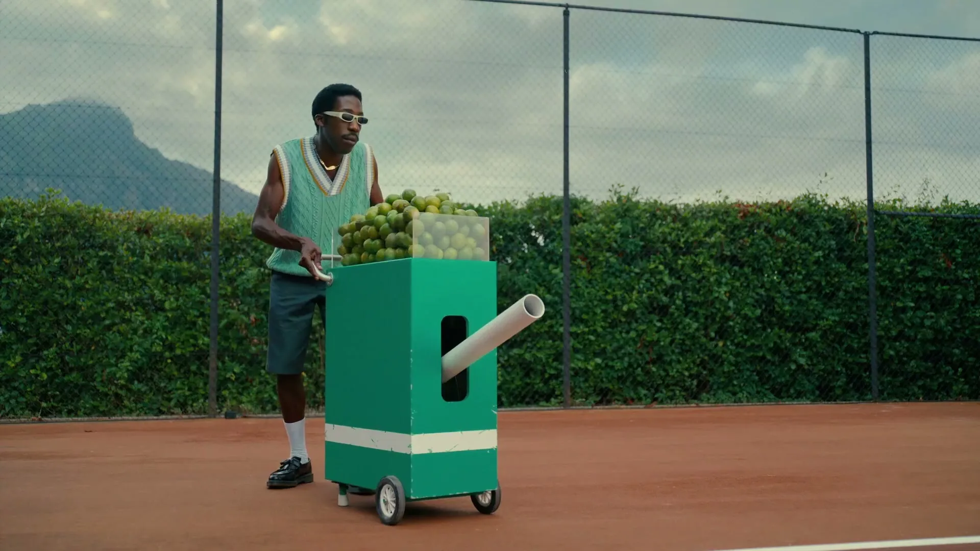 Hennessy "Massage, Tennis, Board Game, Lawnmower" (2025) commercial still