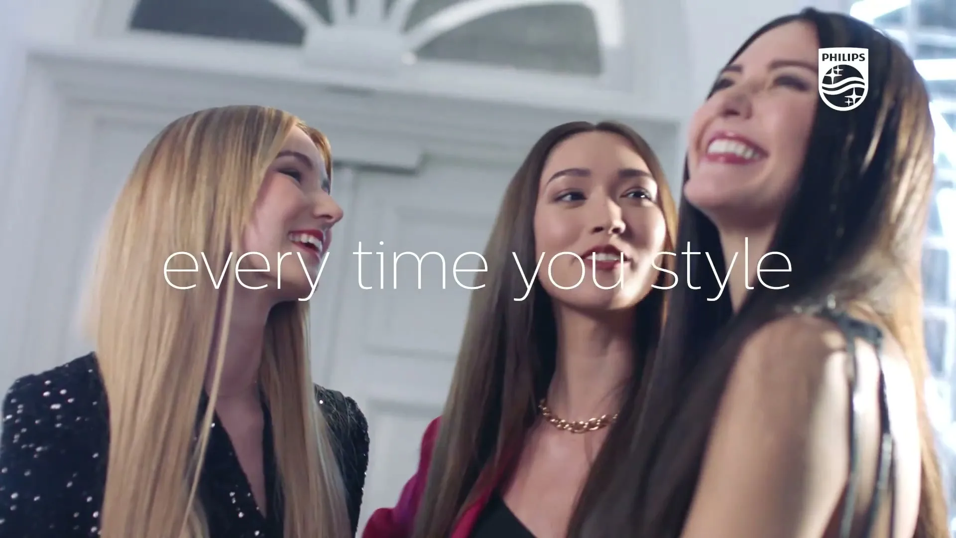 Philips "Prestige Straightener & Dryer" (2022) commercial still