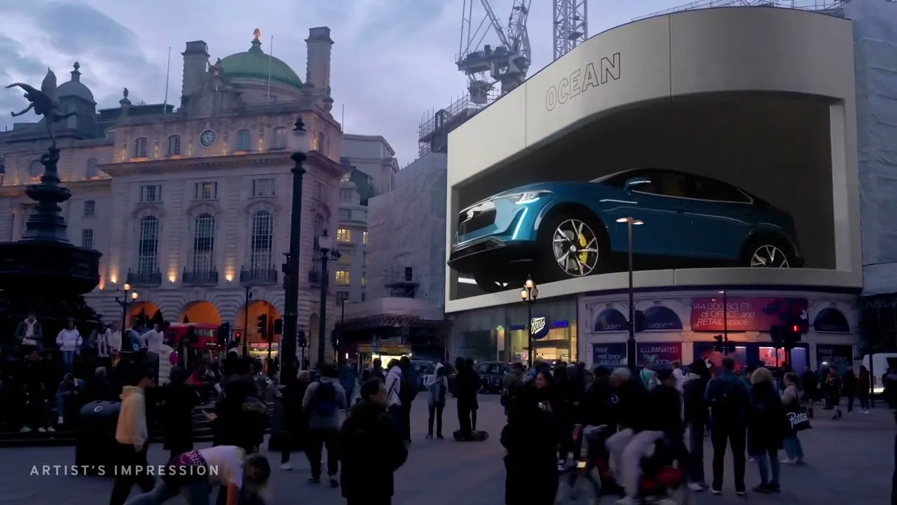 Fisker Ocean "In situ" (2025) commercial still
