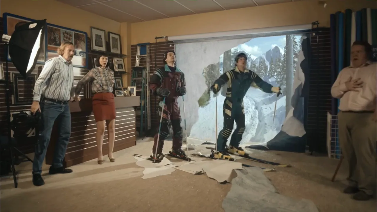 GEICO “Interrupt-a-palooza Campaign”, shot 1