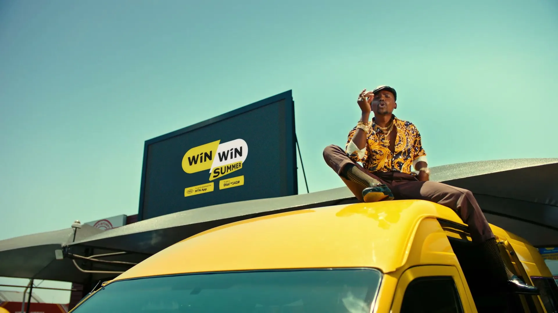 MTN "Pimp My Taxi" (2024) commercial still