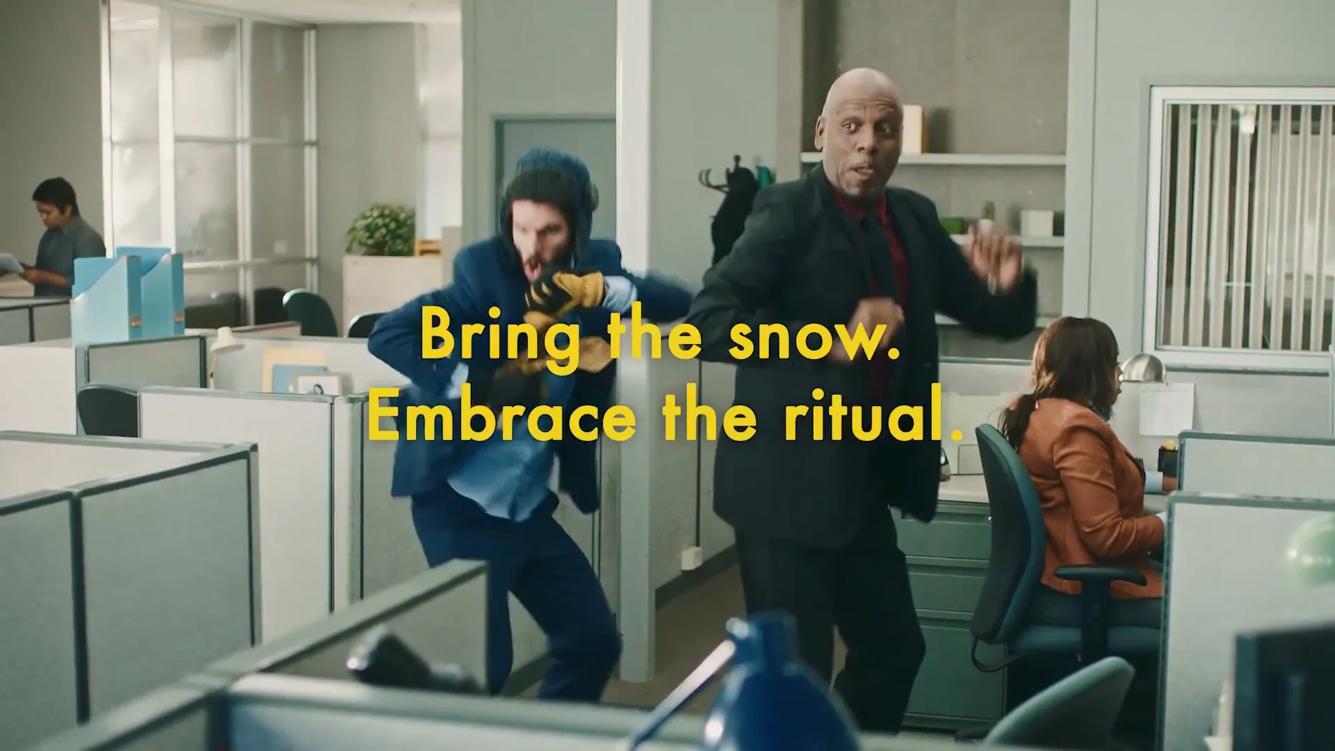 Alterra "Mountain Company - Snow Dance" (2020) commercial still