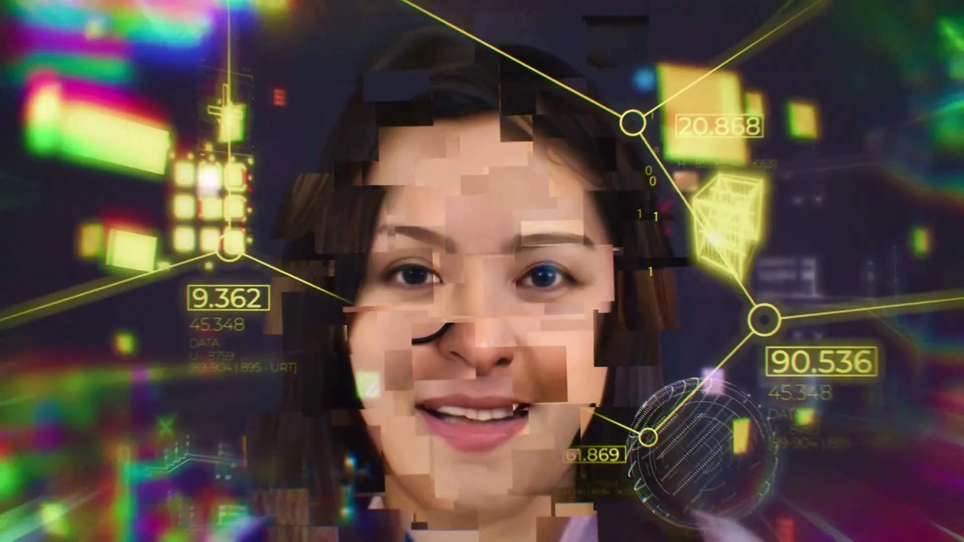 EY "Faces" (2026) commercial still