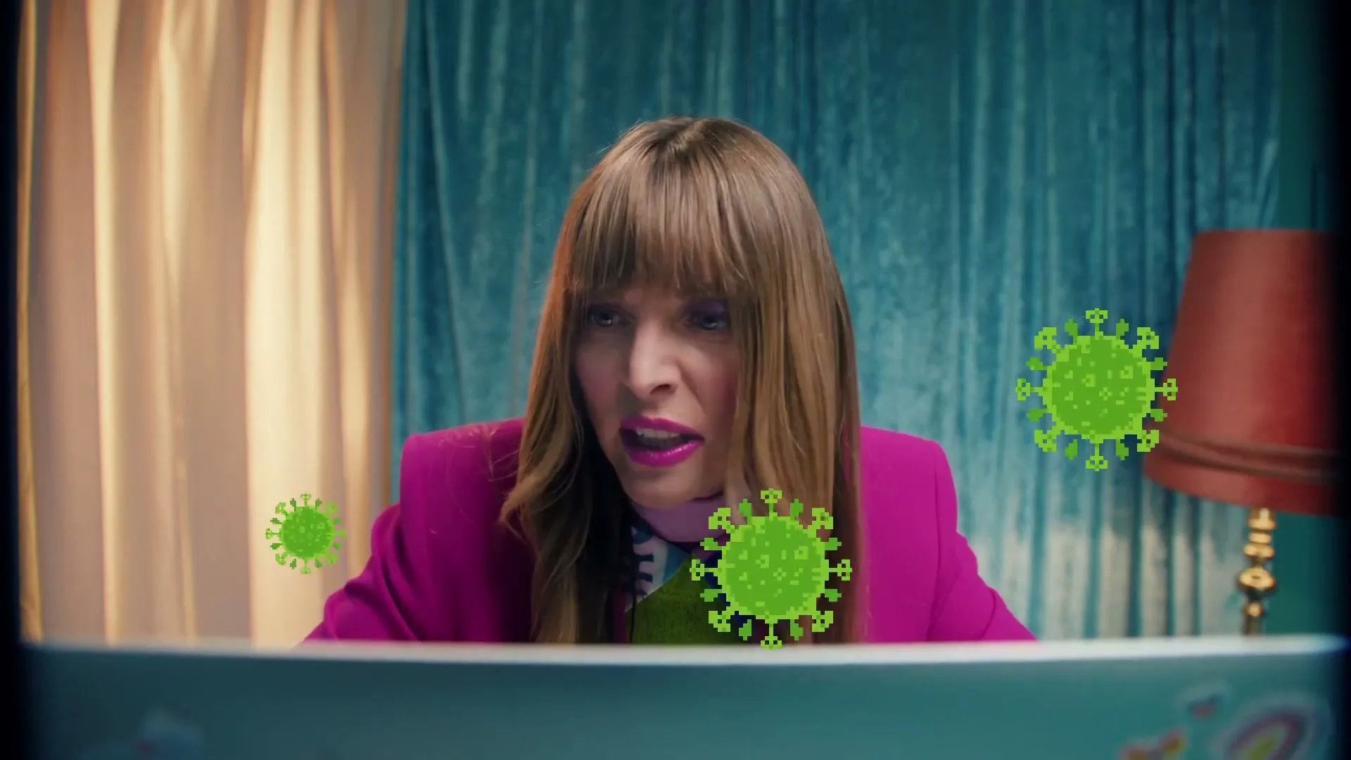 Malwarebytes "Ms. Clicks on Sh!t" (2023) commercial still